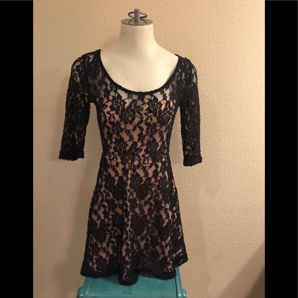 Material Girl black lace dress!